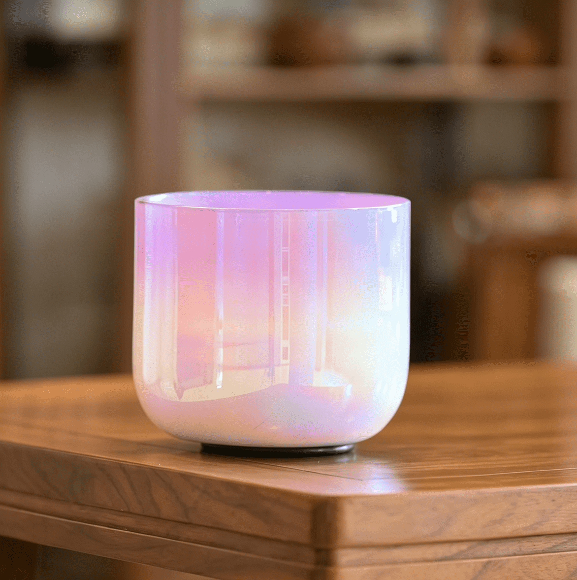 dreamy iridescent crystal singing bowl dreamy iridescent crystal singing bowl