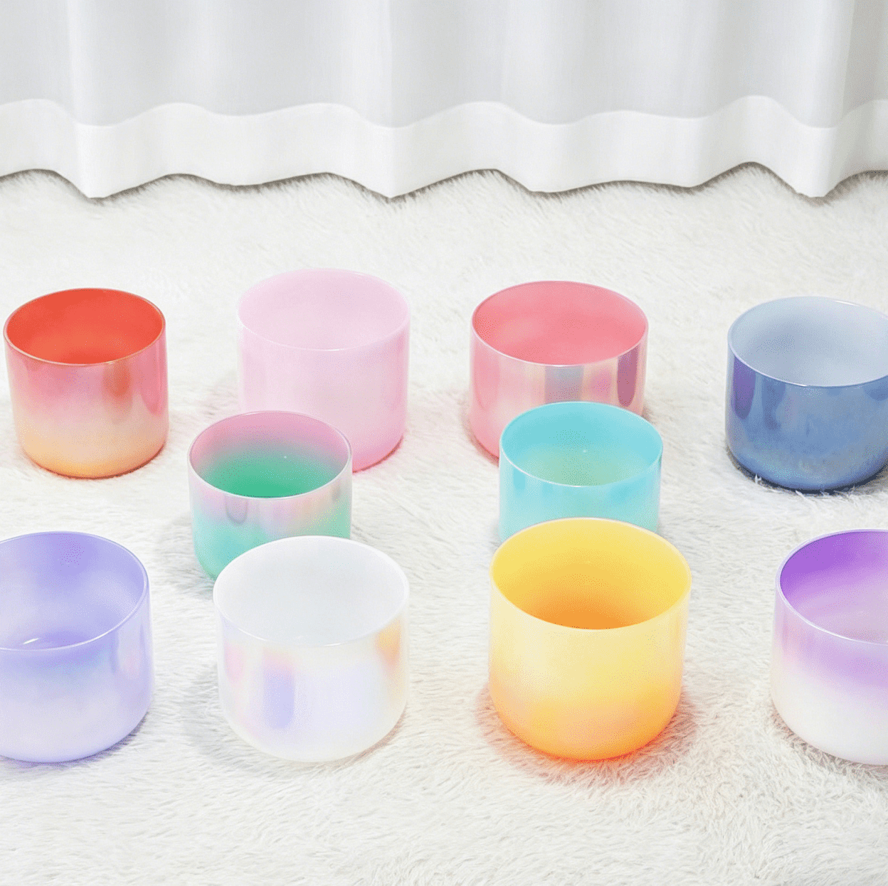 dreamy iridescent crystal singing bowl dreamy iridescent crystal singing bowl
