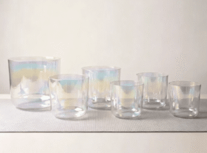 Aura Glow Clear Crystal Singing Bowls glow clear crystal singing bowls