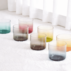 earth tone gradient crystal singing bowl