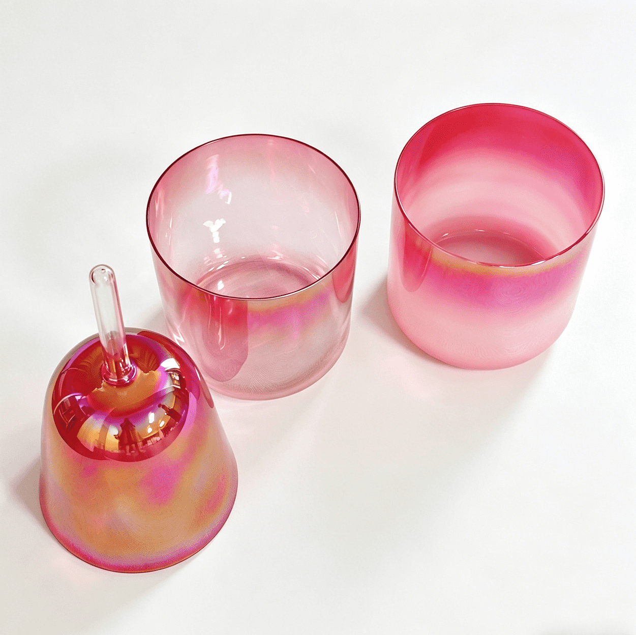 dreamy iridescent pink crystal singing bowl dreamy iridescent pink crystal singing bowl