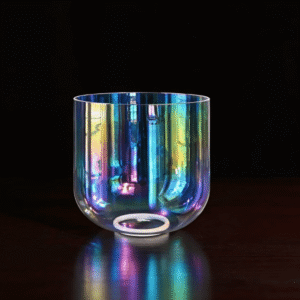 clear glow crystal singing bowl
