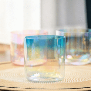 aura glow gradient crystal singing bowl