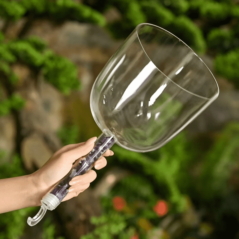 crystal handle bowls