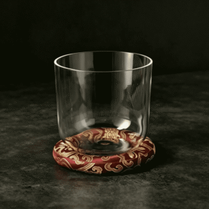 clear crystal singing bowl