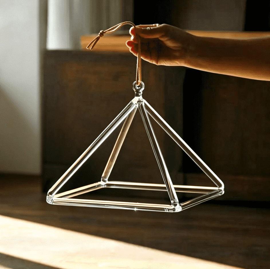 crystal singing pyramid