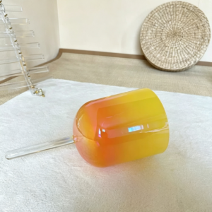 clear crystal handle bowls
