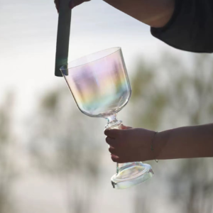 glow clear chalice bowls