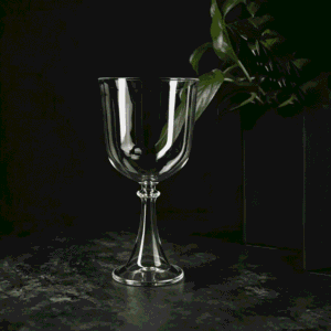 glow clear chalice bowls