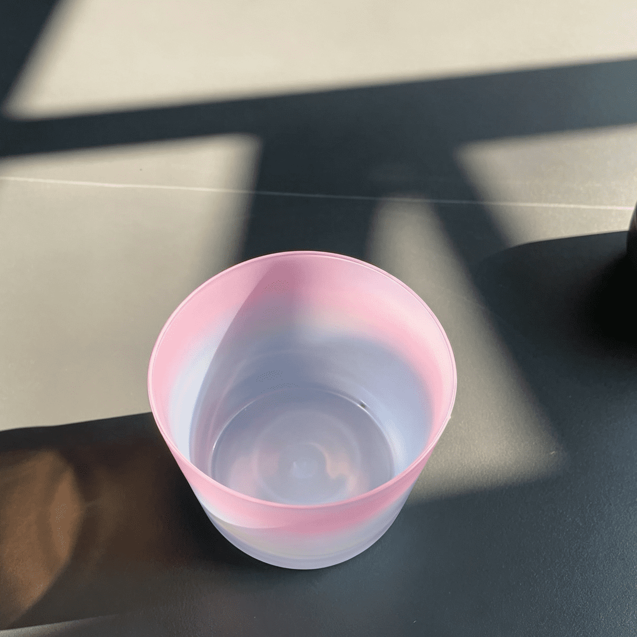 dreamy iridescent pink blue crystal singing bowl dreamy iridescent pink blue crystal singing bowl
