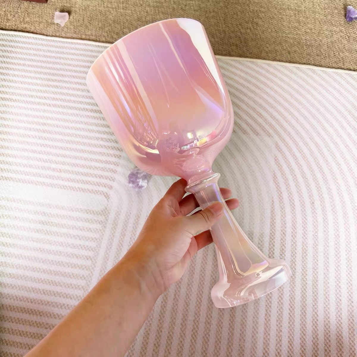 dreamy pink chalice bowls dreamy pink chalice bowls