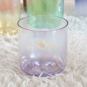 glow gradient yellow crystal singing bowl (复制)