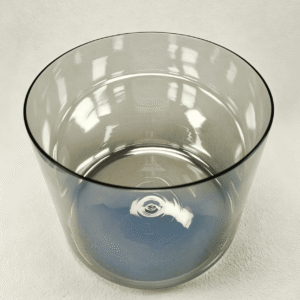glow coral pink crystal singing bowl