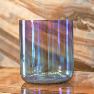 aura glow purple blue gradient crystal singing bowl
