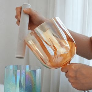 aura glow light purple handheld crystal singing bowls (复制)
