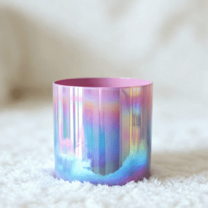 dreamy gradient yellow orange crystal singing bowl (复制)