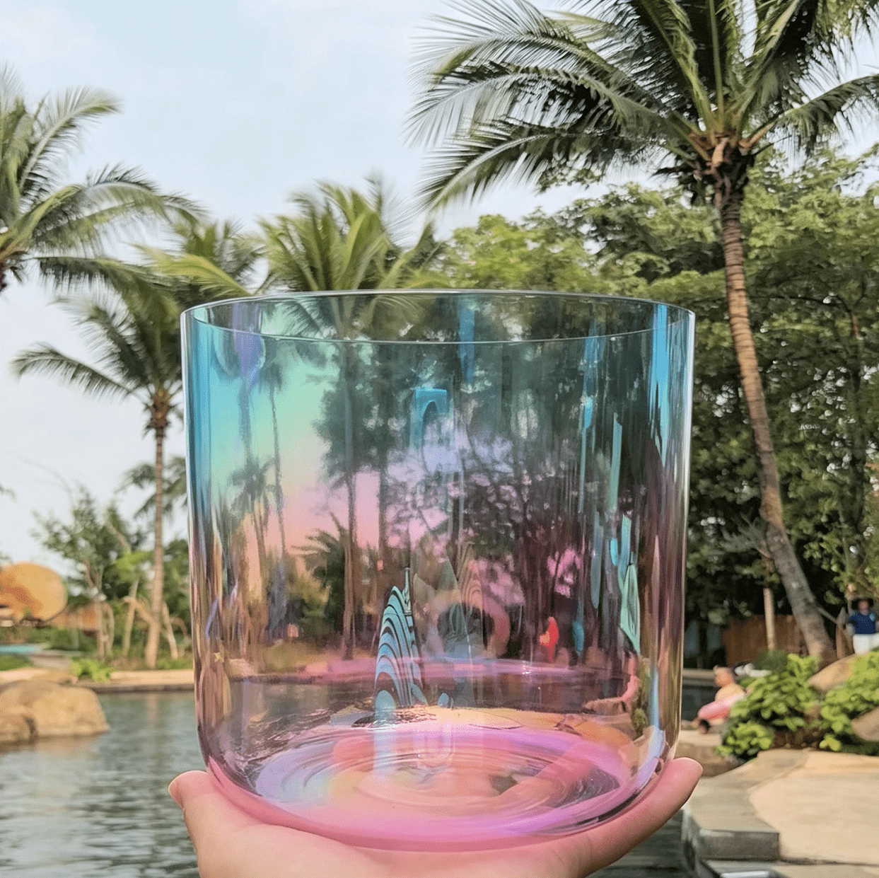 aura glow purple blue gradient crystal singing bowl aura glow purple blue gradient crystal singing bowl