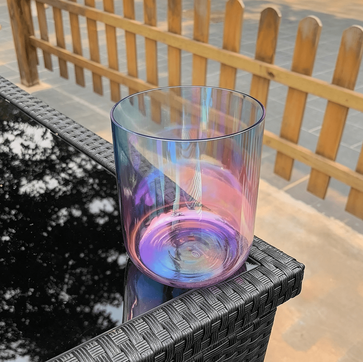 aura glow purple blue gradient crystal singing bowl aura glow purple blue gradient crystal singing bowl