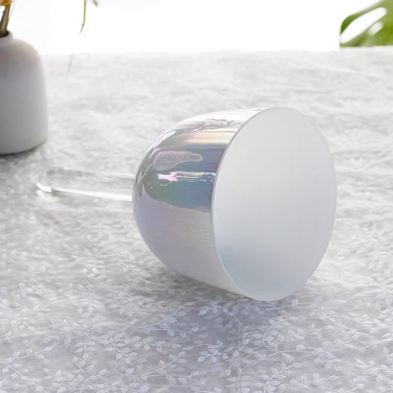 pearl white handheld crystal singing bowls pearl white handheld crystal singing bowls